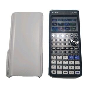 Casio FX-CG50 Color Graphing Calculator Black With Cover Blue Case And Charger